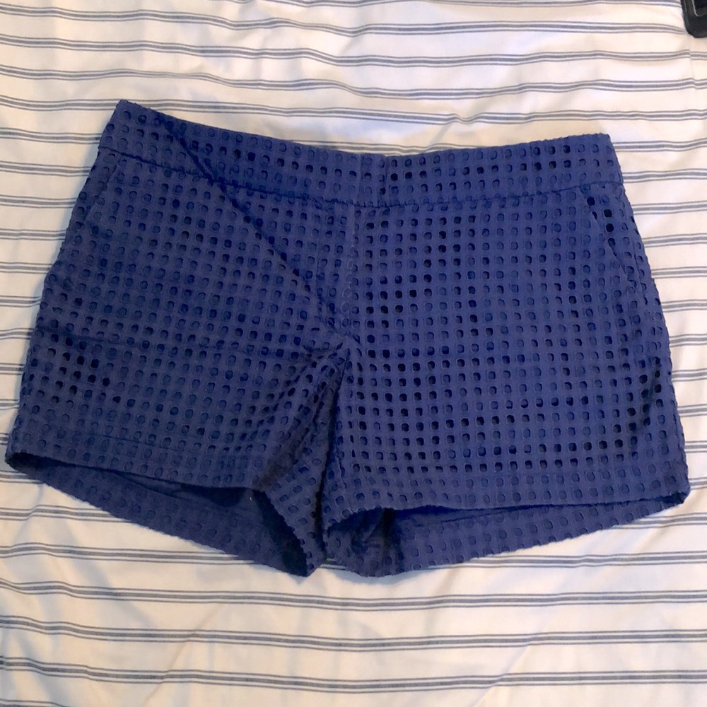 Fleur Bleue Eyelit shorts